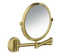 Hansgrohe hansgrohe Axor Uni. Miroir de rasage circulaire, montage mural, laiton brossé Quantité:1