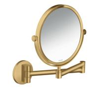 Hansgrohe hansgrohe Axor Uni Miroir de rasage circulaire, montage mural, optique or brossé Quantité:1