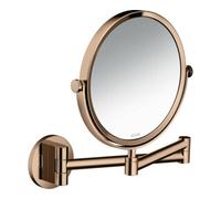 Miroir Grossissant Non Lumineux Axor Universal Circular 223x257mm Or rouge poli