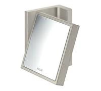 Hansgrohe hansgrohe Axor Uni Miroir de rasage rectangulaire inclinable, montage mural, aspect inox Quantité:1