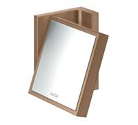 Hansgrohe hansgrohe Axor Uni. Miroir de rasage rectangulaire inclinable, montage mural, rouge doré brossé Quantité:1