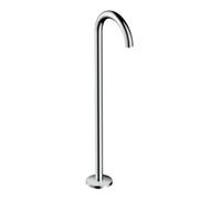 Hansgrohe hansgrohe Axor Uno Ensemble de montage complet Bec de baignoire au sol coudé, sortie 226 mm, chromé Quantité:1