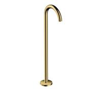Hansgrohe hansgrohe Axor Uno Ensemble de montage complet Bec de baignoire au sol, doré poli, A 226 mm Quantité:1