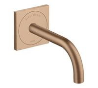 Hansgrohe hansgrohe Axor Uno Mitigeur électronique pour lavabo encastré, bec 165 mm, rouge or brossé Quantité:1
