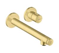 Hansgrohe hansgrohe Axor Uno Select Mitigeur lavabo encastré, bec 221 mm, laiton brossé Quantité:1