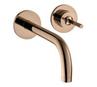 Hansgrohe hansgrohe Axor Uno Set de montage complet Mitigeur lavabo encastré, poignée à broche, rosé, H 165 mm, po r Quantité:1