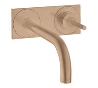 Hansgrohe hansgrohe Axor Uno Set de montage pour mitigeur lavabo encastré, poignée à broche, chrome, A 225 mm Quantité:1