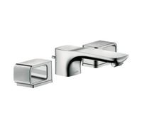 hansgrohe AXOR Urquiola mitigeur lavabo 3 trous DN15 avec rosaces, 11041140, Couleur: Bronze brossé