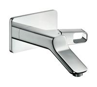 Hansgrohe hansgrohe Axor Urquiola Set de montage prêt à l'emploi Mitigeur lavabo encastré, avec bec 200 mm, aspect inox Quantité:1