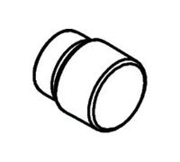 Hansgrohe hansgrohe Bouton de tirage pour inverseur chrome Quantité:1