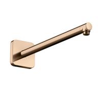 Hansgrohe hansgrohe Brausearm softsquare Axor 390 mm, carré, rouge doré poli Quantité:1