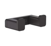 Hansgrohe hansgrohe Crochet double AddStoris fixation murale, métal, noir mat Quantité:1