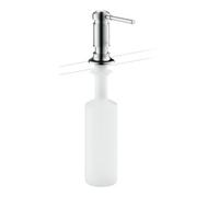 Hansgrohe hansgrohe Distributeur de liquide vaisselle version EB, sortie 91 mm, chrome brossé noir Quantité:1