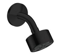 Hansgrohe hansgrohe Douche de tête Axor One 75 1j EcoSm. avec bras de douche, noir mat Quantité:1