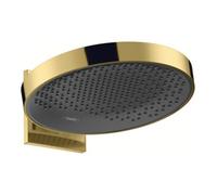 Hansgrohe hansgrohe Douche de tête Rainfinity 360 A 381 mm, 1 jet, avec raccord mural, or poli optique Quantité:1
