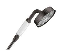 Hansgrohe hansgrohe Douchette Axor Montreux 100 mm, 1 jet, chrome noir brossé Quantité:1