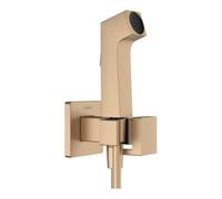 Hansgrohe - Vanne murale avec douchette Bidet, bronze brossé 29231140