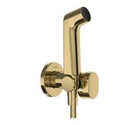 Hansgrohe - Vanne murale avec douchette Bidet, finition or poli 29230990