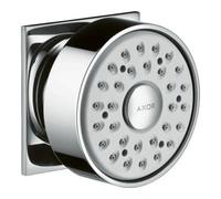 Hansgrohe hansgrohe Douchette latérale Axor rosace carrée, pivotante, 1 jet, chrome Quantité:1