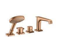 Hansgrohe hansgrohe Ensemble complet Axor Citterio E 4-L-BW-Rand mit Thermostat, brossé bronze Quantité:1