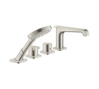 Hansgrohe hansgrohe Ensemble complet Axor Citterio E 4 sorties, mitigeur thermostatique, aspect inox Quantité:1