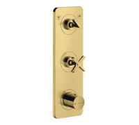 Hansgrohe hansgrohe Ensemble complet Axor Citterio E Thermostat encastré 380x120mm, avec plaque, chrome poli optique Quantité:1