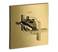 Hansgrohe hansgrohe Ensemble complet Axor Citterio HF UP-THM, avec croix, optique or poli Quantité:1