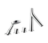 Hansgrohe hansgrohe Ensemble complet Axor Starck Organic Robinet mural 4 sorties, avec thermostat, chrome Quantité:1