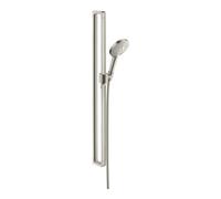 hansgrohe AXOR Citterio E ensemble de douche avec douchette à main Raindance Select S 120 3jet, 36735800, Couleur: Acier inoxydable Optic