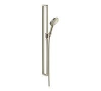 hansgrohe AXOR Citterio E ensemble de douche avec douchette à main Raindance Select S 120 3jet, 36735820, Couleur: Nickel brossé