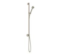 Hansgrohe hansgrohe Ensemble de douche Axor One EcoSmart avec raccord mural, 75 mm, 1 an, nickel brossé Quantité:1