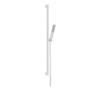 Hansgrohe Ensemble de douche mural Pulsify E 24381700 Barre 950 mm Blanc mat EcoSmart 5 l/min