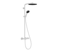 Hansgrohe hansgrohe Ensemble de douche Pulsify S Puro avec thermostat, 2 jets, 11,2 l/min, blanc mat Quantité:1