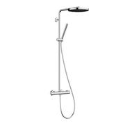 hansgrohe Pulsify S PURO Système de douche 260, 1jet, Ecostat Fine, EcoSmart, douchette à main 1jet, 24223000, Couleur: chrome