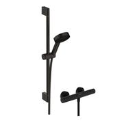 Hansgrohe hansgrohe Ensemble de douche Pulsify Select S 669 mm BrSt + douchette, 3 jets, mat noir Quantité:1