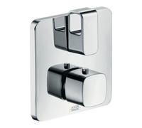 Hansgrohe hansgrohe Ensemble de montage Axor Urquiola UP-THM, avec vanne d'arrêt, nickel brossé Quantité:1