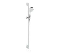 hansgrohe Crometta Vario set de douche 26538400 chrome blanc, EcoSmart, avec barre de douche 90 cm