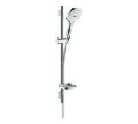 Hansgrohe hansgrohe Ensemble douche Raindance Select E 120 Barre de douche 718mm blanc/chrome, 3 jets Quantité:1
