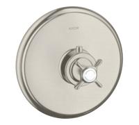 Hansgrohe hansgrohe Ensemble prêt à poser Axor Montreux HF UP-THM, avec poignée croix, aspect acier inoxydable Quantité:1