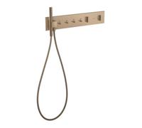 Hansgrohe hansgrohe Ensemble prêt à poser ShowerComposition UP-THM, 4 utilisateurs, or rouge brossé Quantité:1
