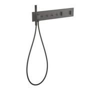 Hansgrohe hansgrohe Ensemble prêt à poser ShowerComposition UP-THM, 4 utilisations, chrome noir brossé Quantité:1