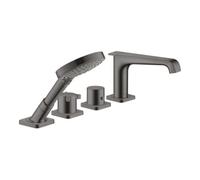 Hansgrohe hansgrohe Ensemble prêt Axor Citterio E 4-touches, mitigeur thermostatique, brossé bleu vc Quantité:1