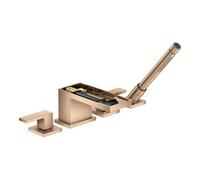 Hansgrohe hansgrohe Ensemble prêt Axor MyEdition Mitigeur 4 trous bord, sans plaque, or rouge poli Quantité:1