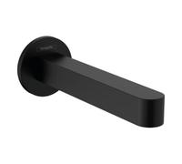 Hansgrohe hansgrohe Entrée de baignoire Finoris montage mural, saillie 174 mm, noir mat Quantité:1