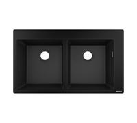 Hansgrohe hansgrohe Évier encastrable S510-F770 370/370 860x490mm, 2 cuves, vidange avant, gsw Quantité:1