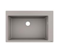 Hansgrohe hansgrohe Évier encastré 660 S510-F660 750x490mm, 1 bac, HL préconfiguré, béton gris Quantité:1