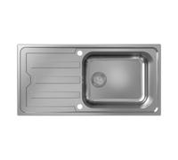 Hansgrohe hansgrohe Évier encastré S44 m avec égouttoir, sous-meuble 60 cm, 1 bac, ES Quantité:1