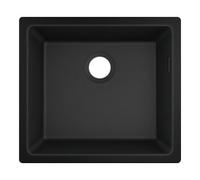Hansgrohe hansgrohe Évier sous plan 450 S510-U450 448x398mm, 1 bac, sans trop-plein, noir graphite Quantité:1
