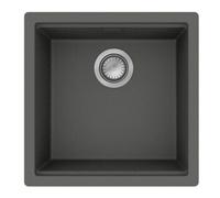 Hansgrohe hansgrohe Évier sous-plan S53 SilicaTec, 436x436mm, gris pierre Quantité:1