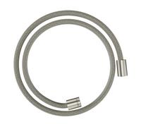 Hansgrohe hansgrohe Flexible de douche textile 1250 mm, raccords cylindriques mutuels, aspect inox Quantité:1